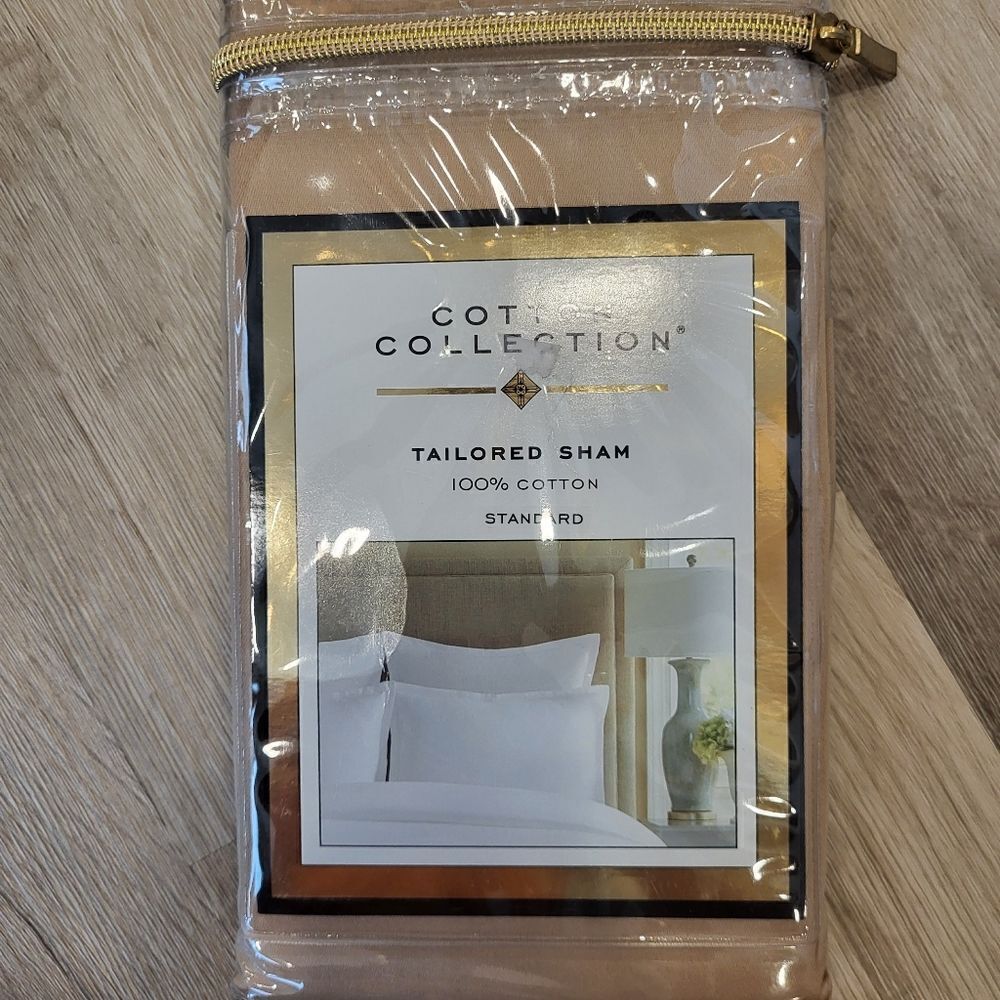Cotton Tailored Tan 100%Cotton Shams
